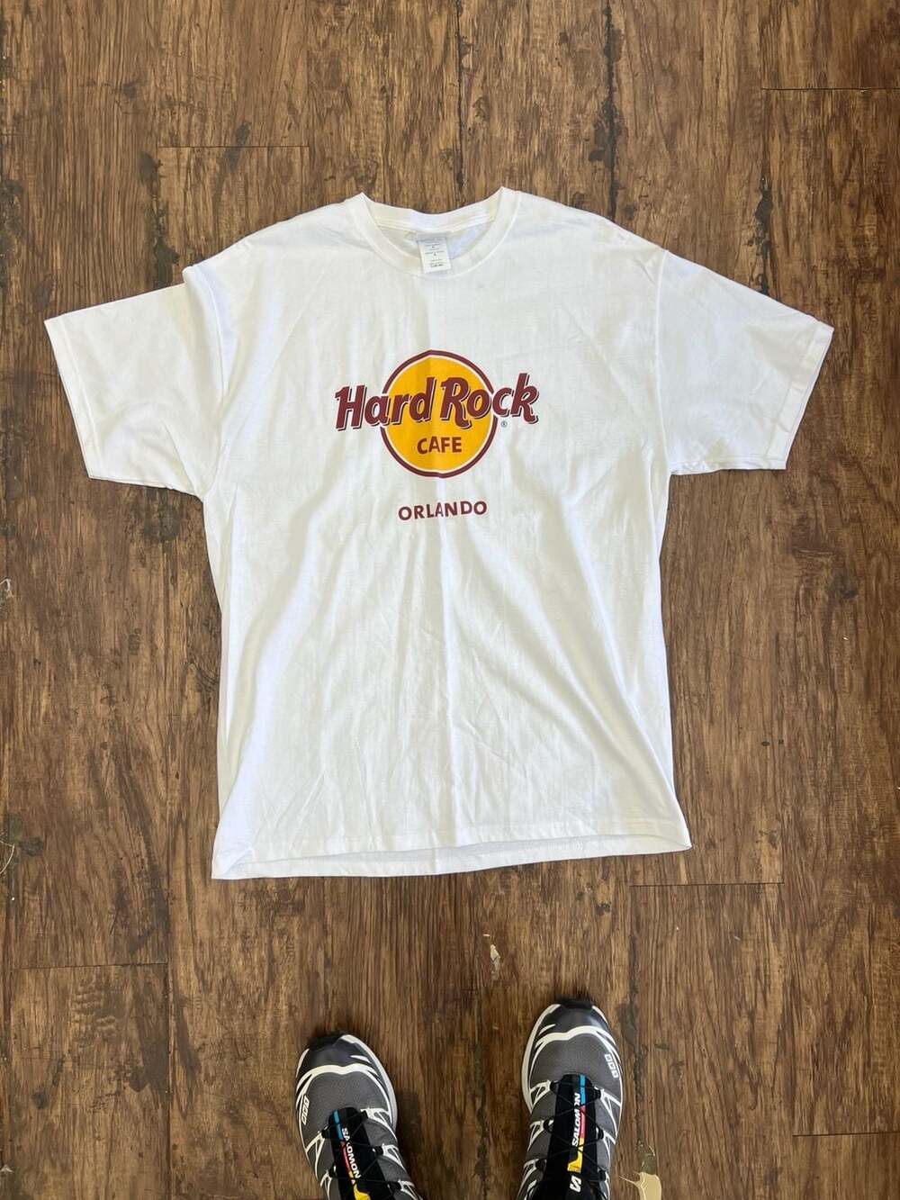 Hard Rock Cafe Orlando White T-Shirt Size L
